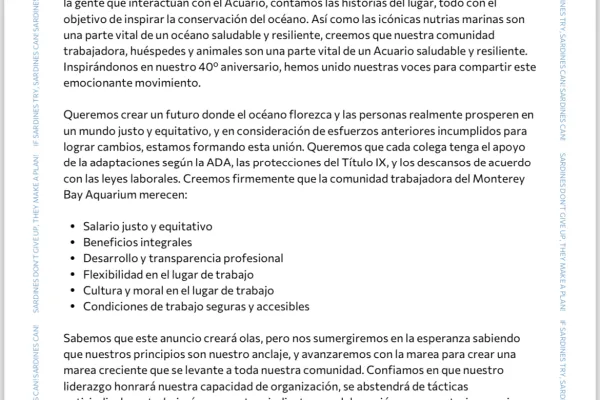 public letter in spanish 