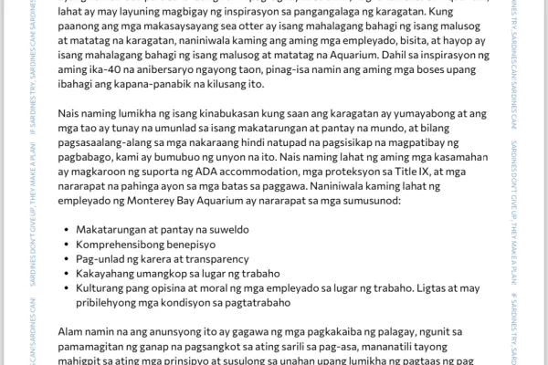 public letter in Tagalog 